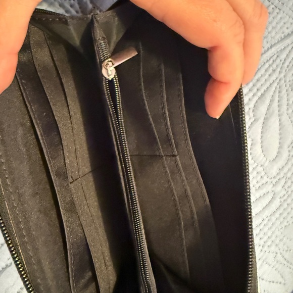 Tennessee Titans wristlet. Blue and Tan Clutch with Bold Logo and Navy Accents - Picture 5 of 7